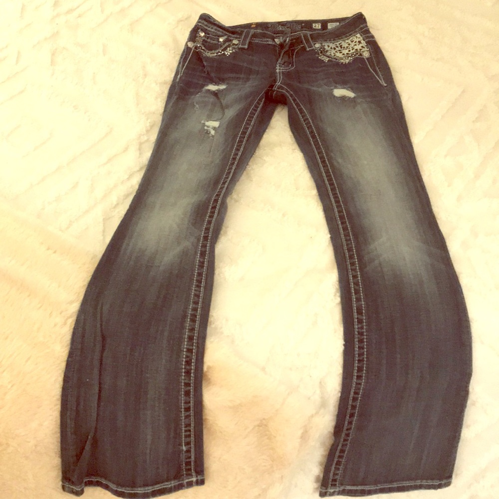 Miss me medium wash boot cut jeans